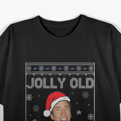 Funny Jolly Old Saint Nick Nicolas Christmas T-Shirt