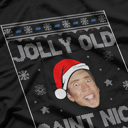 Funny Jolly Old Saint Nick Nicolas Christmas T-Shirt