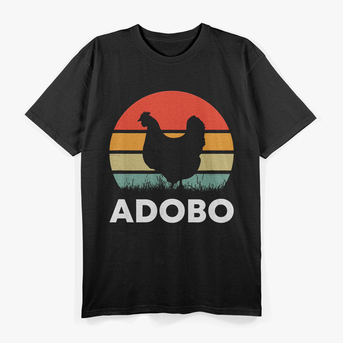 Retro Chicken Adobo Funny Filipino Filipina Philippines Food T-Shirt