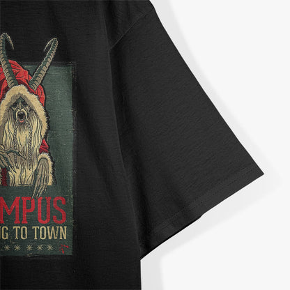 US Legendary Krampus Vintage-Inspired Holiday Horror T-Shirt
