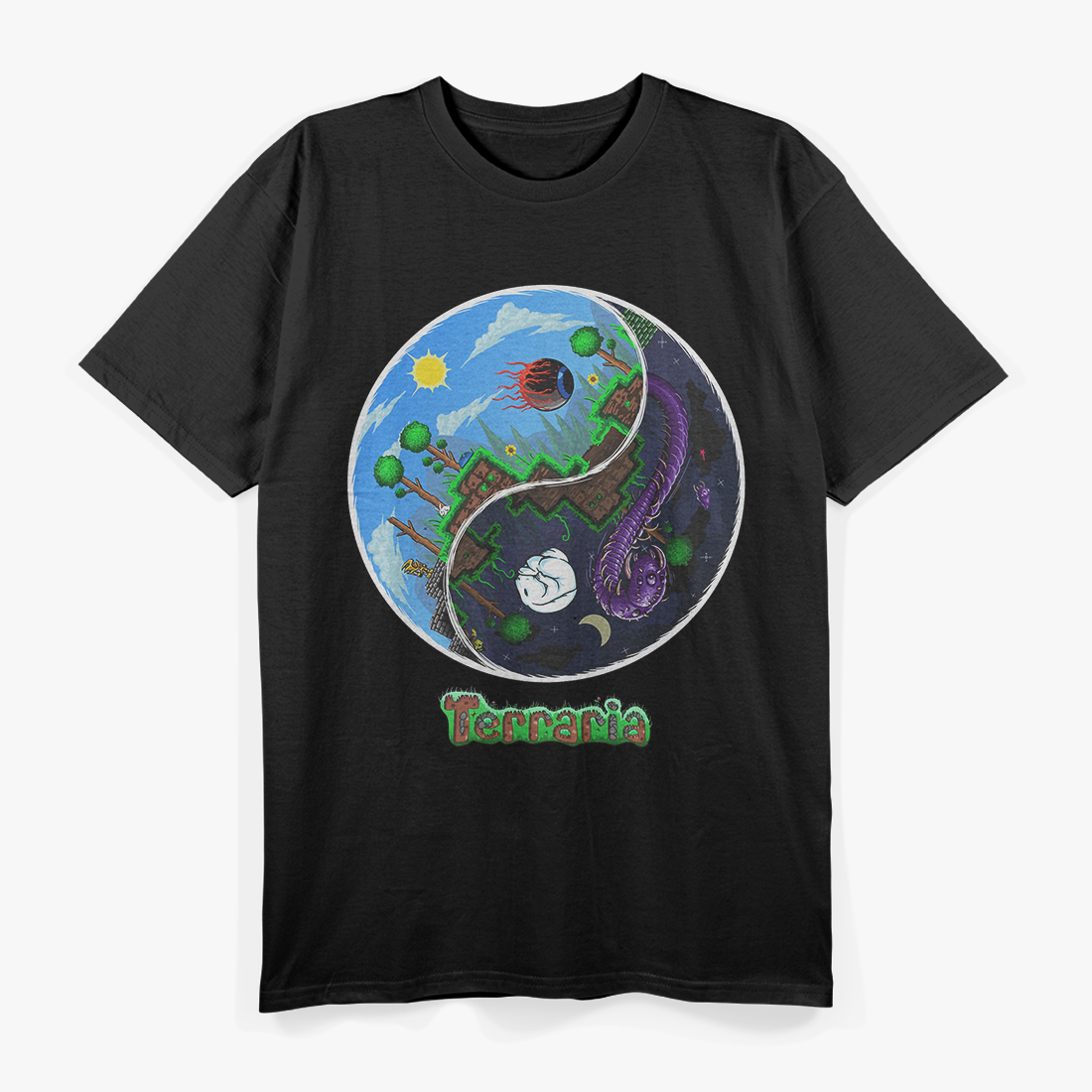 Terraria Game Night And Day Horror Best T-Shirt