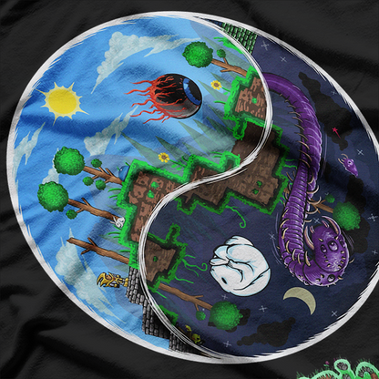 Terraria Game Night And Day Horror Best T-Shirt