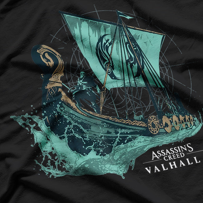 Assassin's Creed Valhalla Viking Long Boat Adventure T-Shirt