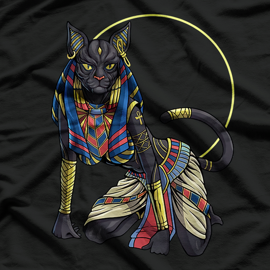 Cat Goddess Divine Power and Feline Grace T-Shirt