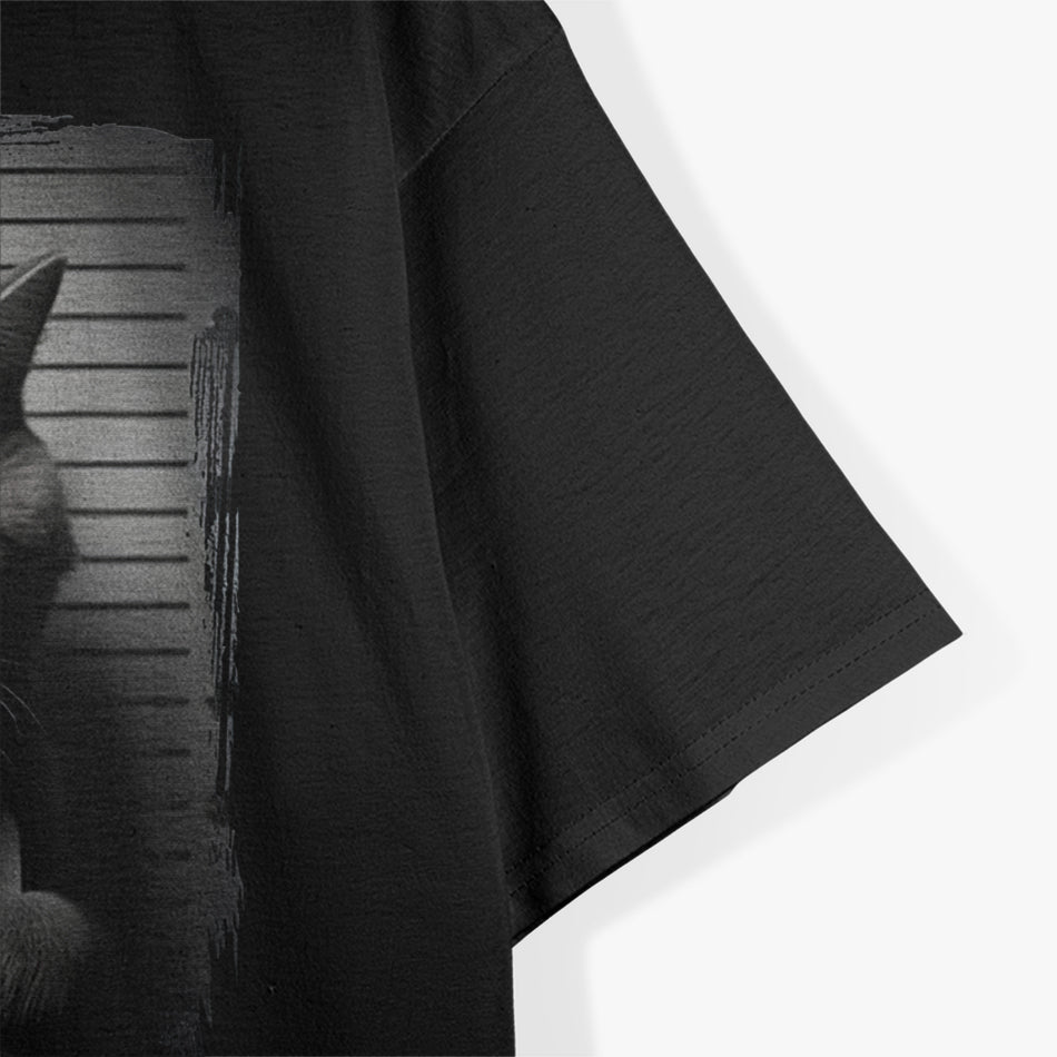 Catnip Made Me Do It Black & White T-Shirt