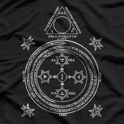 Goetia Circle of Solomon Grimoire Ceremonial Magic and Occult Power T-Shirt
