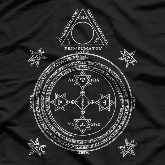 Goetia Circle of Solomon Grimoire Ceremonial Magic and Occult Power T-Shirt
