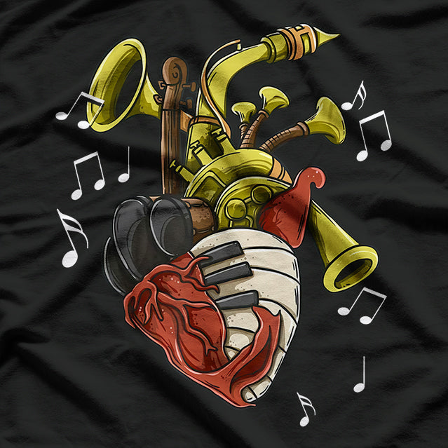 Musician's Heart – Music Lovers T-Shirt