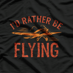 Pilot Flying Aviator Flight Airplane Lovers Aviation T-Shirt