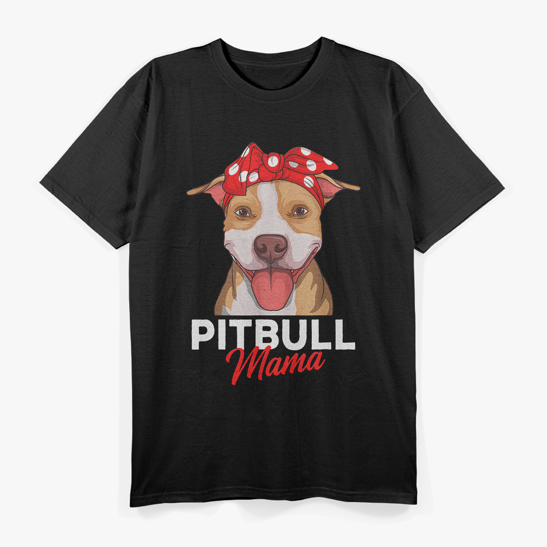 Pitbull Grandma Pittie Dog Mom Funny T-Shirt