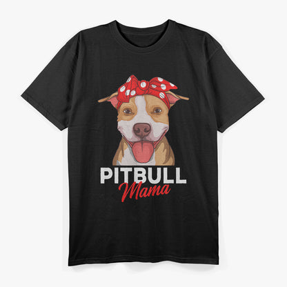 Pitbull Grandma Pittie Dog Mom Funny T-Shirt