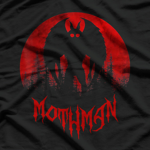 Scary Mothman The Terrifying Cryptid from the Dark Skies T-Shirt