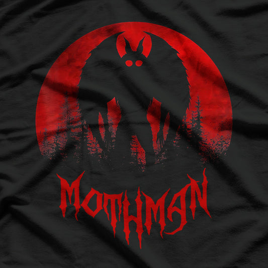 Scary Mothman The Terrifying Cryptid from the Dark Skies T-Shirt