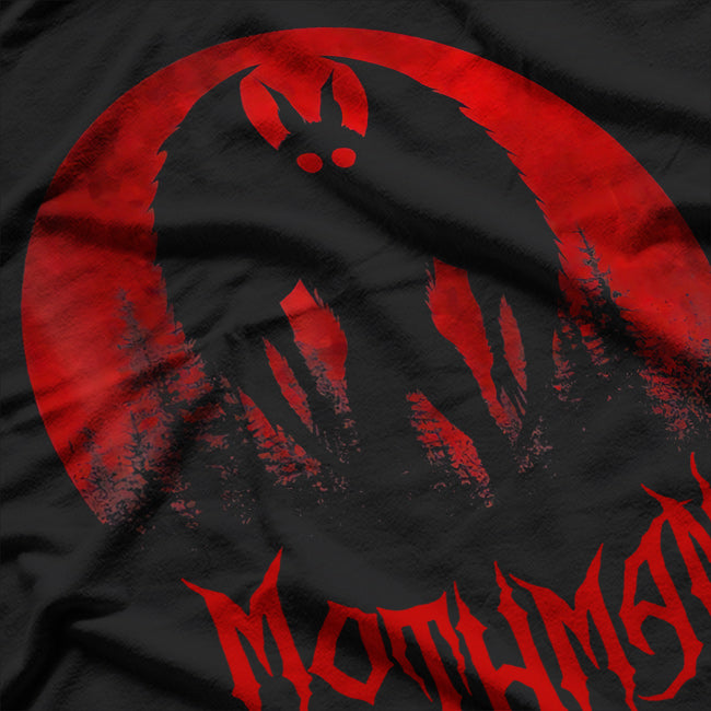 Scary Mothman The Terrifying Cryptid from the Dark Skies T-Shirt