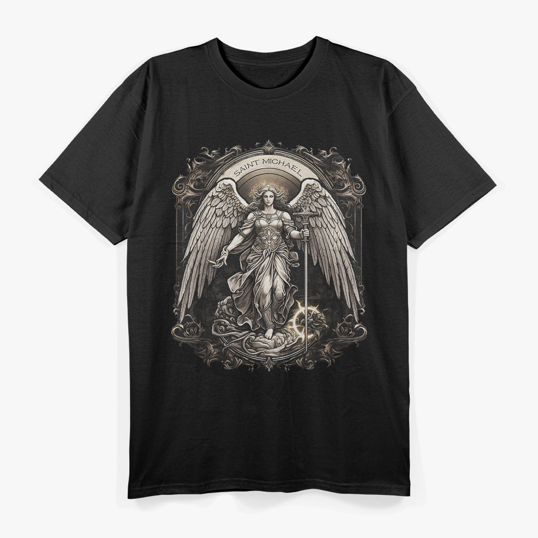 St. Michael the Archangel Protector and Defender of Faith T-Shirt