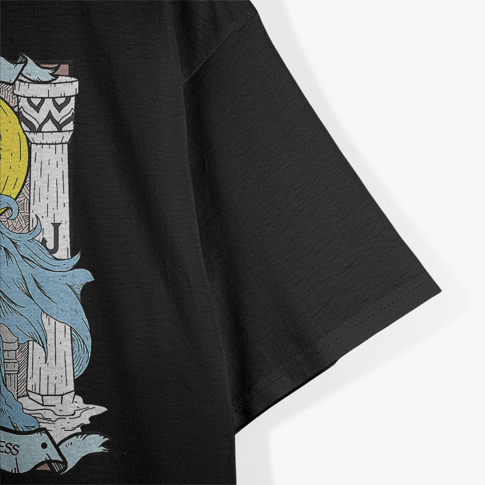 Vintage Color Tarot Card A Nostalgic Journey Through Mystical Symbols T-Shirt