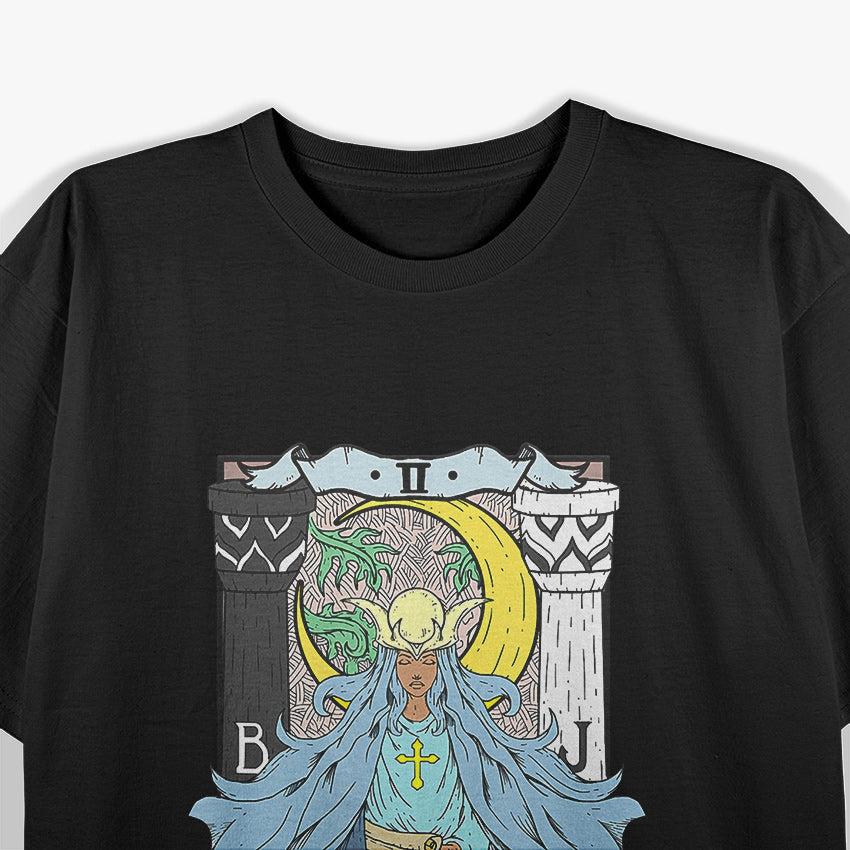 Vintage Color Tarot Card A Nostalgic Journey Through Mystical Symbols T-Shirt