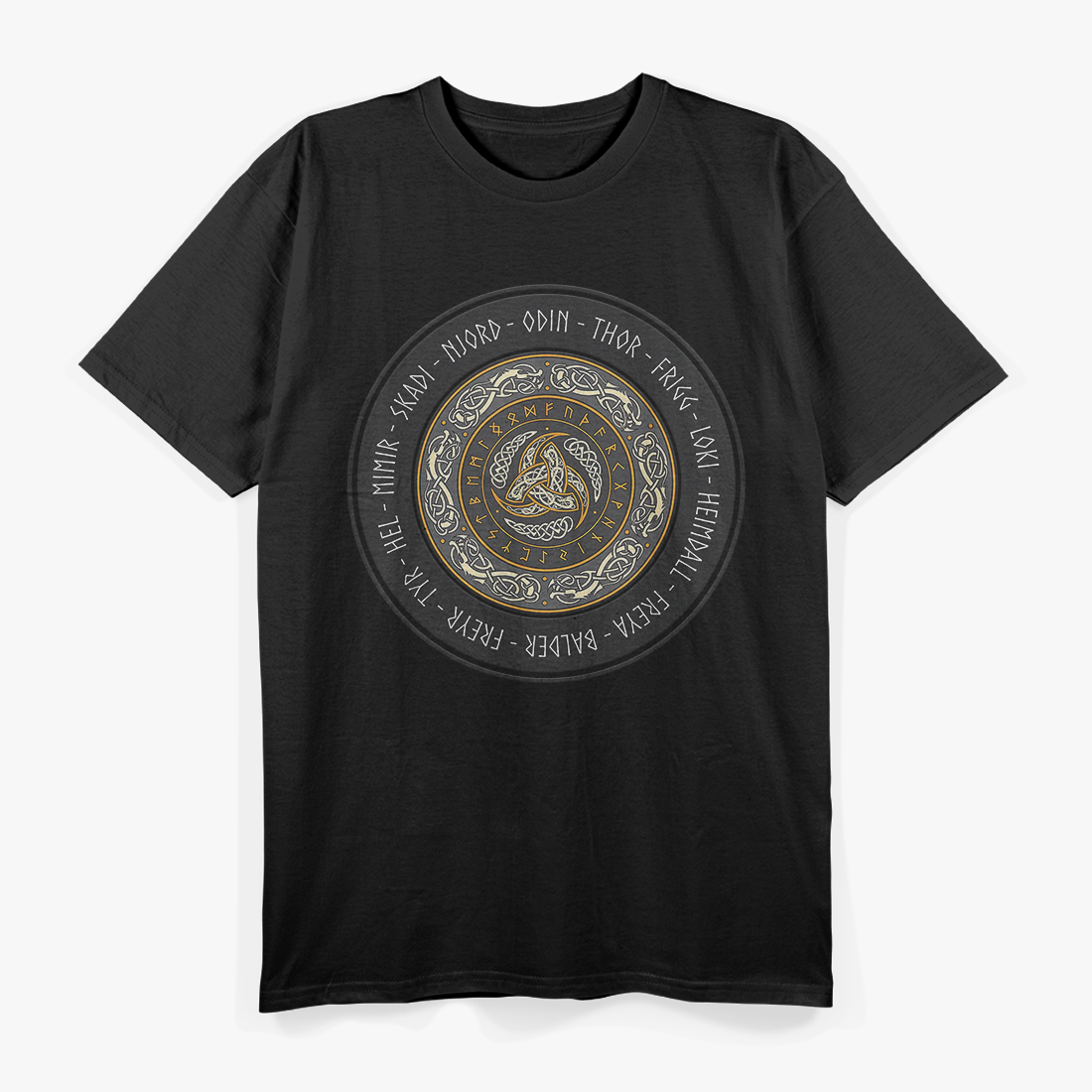 Viking Gods and Goddesses Legends of Norse Mythology and Ancient Power T-Shirt