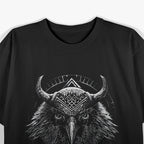 Viking Odin and Valhalla: The Realm of Warriors in Norse Mythology T-Shirt