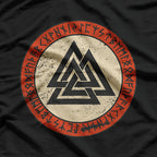 Viking Valknut Knot: Wotan and the Power of Norse Mythology T-Shirt