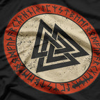 Viking Valknut Knot: Wotan and the Power of Norse Mythology T-Shirt