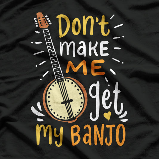 Banjo Bluegrass Music Player Musician T-Shirt