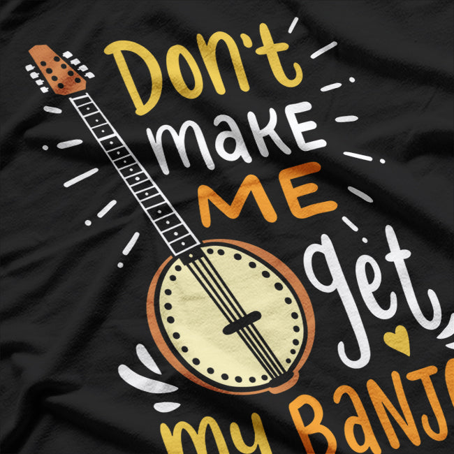 Banjo Bluegrass Music Player Musician T-Shirt