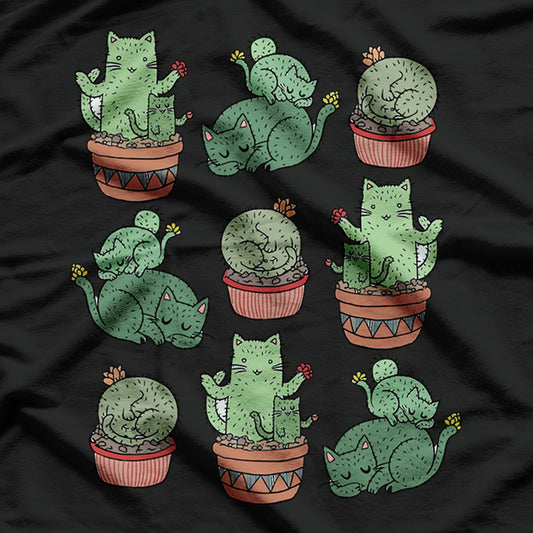 Kitty Cactus Cute T-Shirt