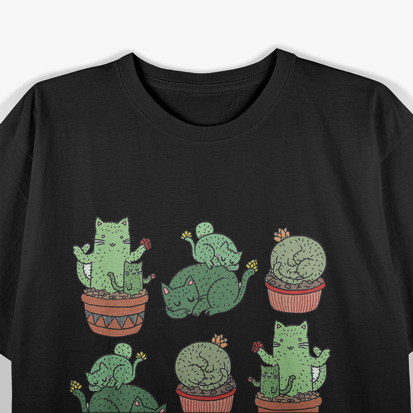 Kitty Cactus Cute T-Shirt