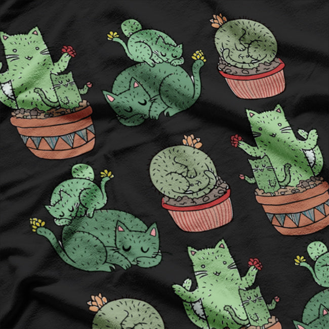 Kitty Cactus Cute T-Shirt