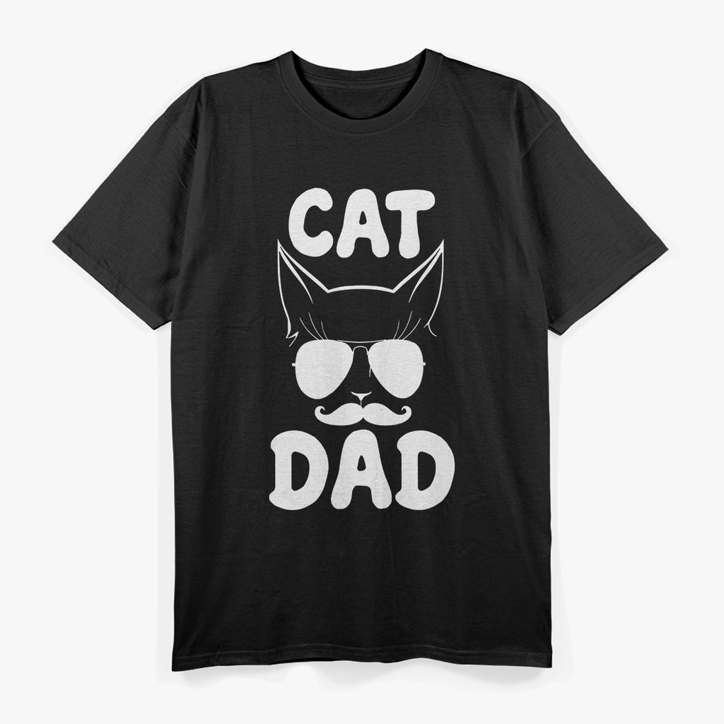 Retro Cat Dad T-Shirt