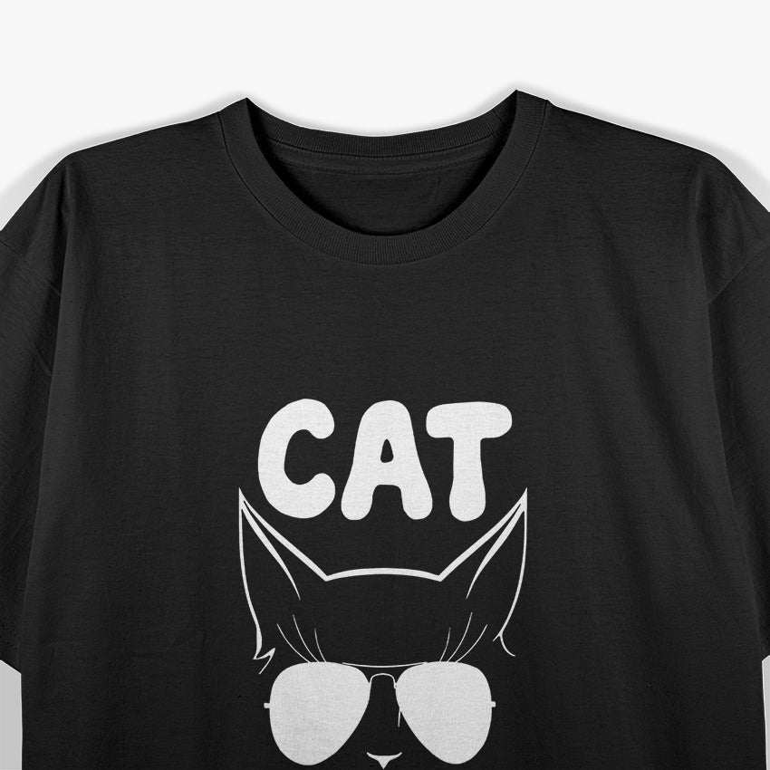 Retro Cat Dad T-Shirt