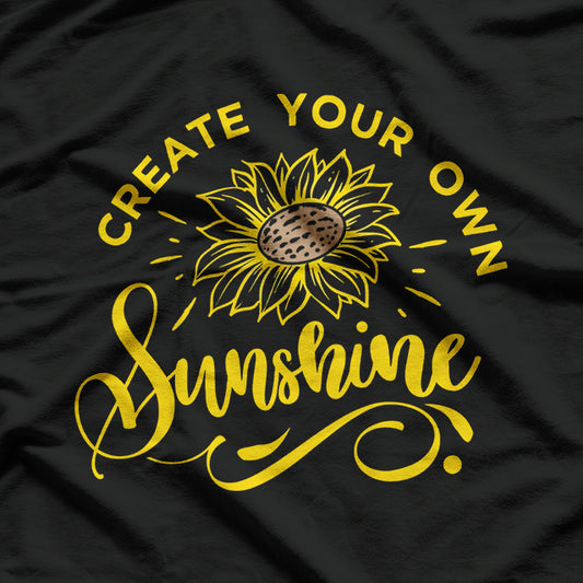 Create Your Own Sunshine: A Positive Quote for Daily Inspiration T-Shirt