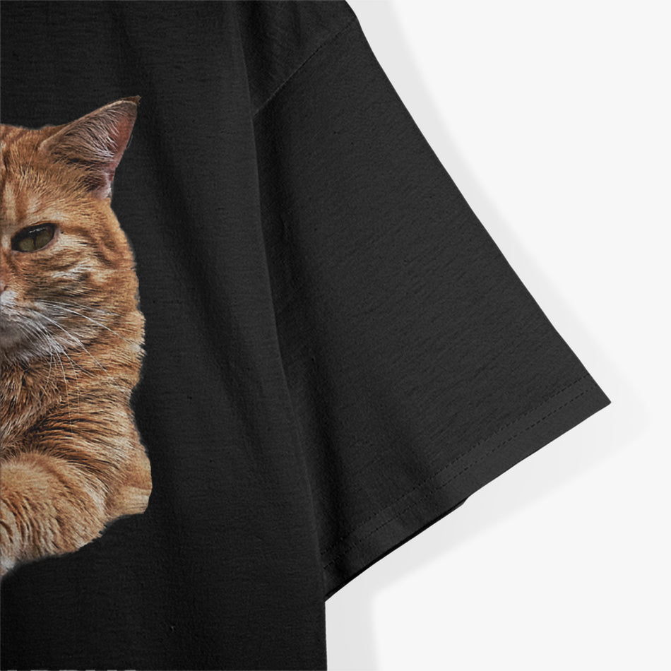 Orange Tabby Cat Funny Meme Animal Lovers T-Shirt