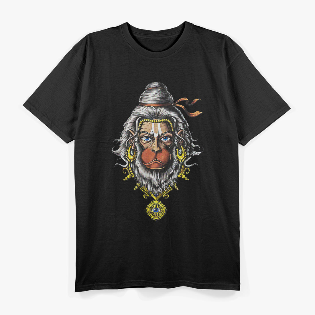 Hanuman The Mighty Hindu God of Devotion and Strength T-Shirt