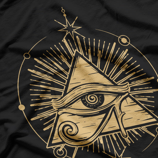 Illuminati Egyptian Eye Mystical Symbol of Power T-Shirt