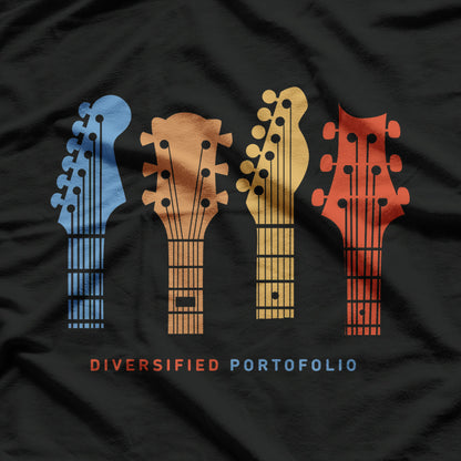 Life is Good Men's Tee Diversified Portfolio Guitars T-Shirt