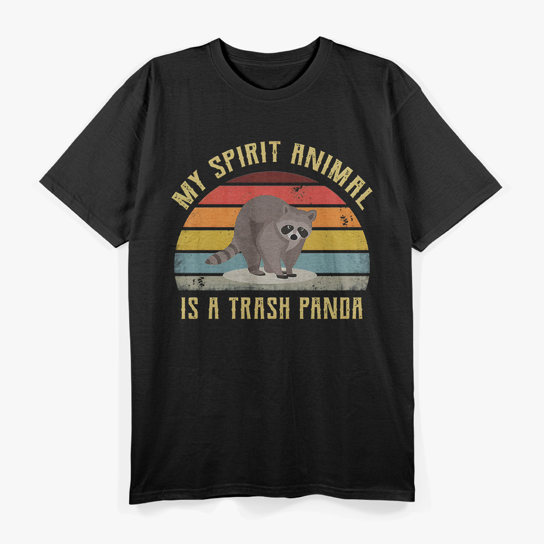 My Spirit Animal is a Panda Racoon Gift T-Shirt