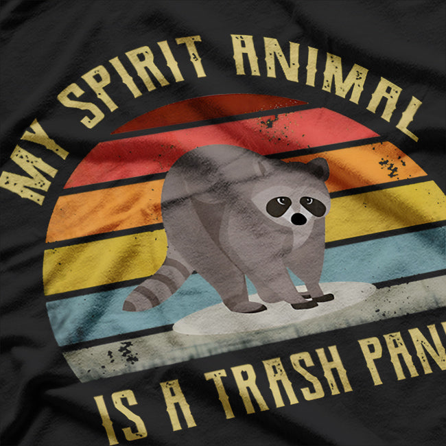 My Spirit Animal is a Panda Racoon Gift T-Shirt