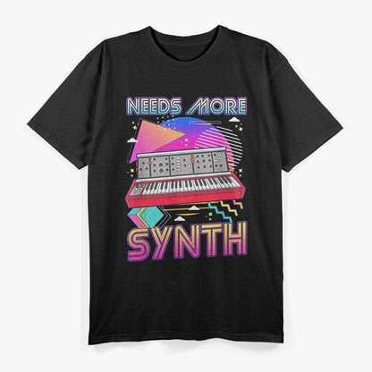 Keyboard Music Synth A Retro Vibe for Music Lovers T-Shirt