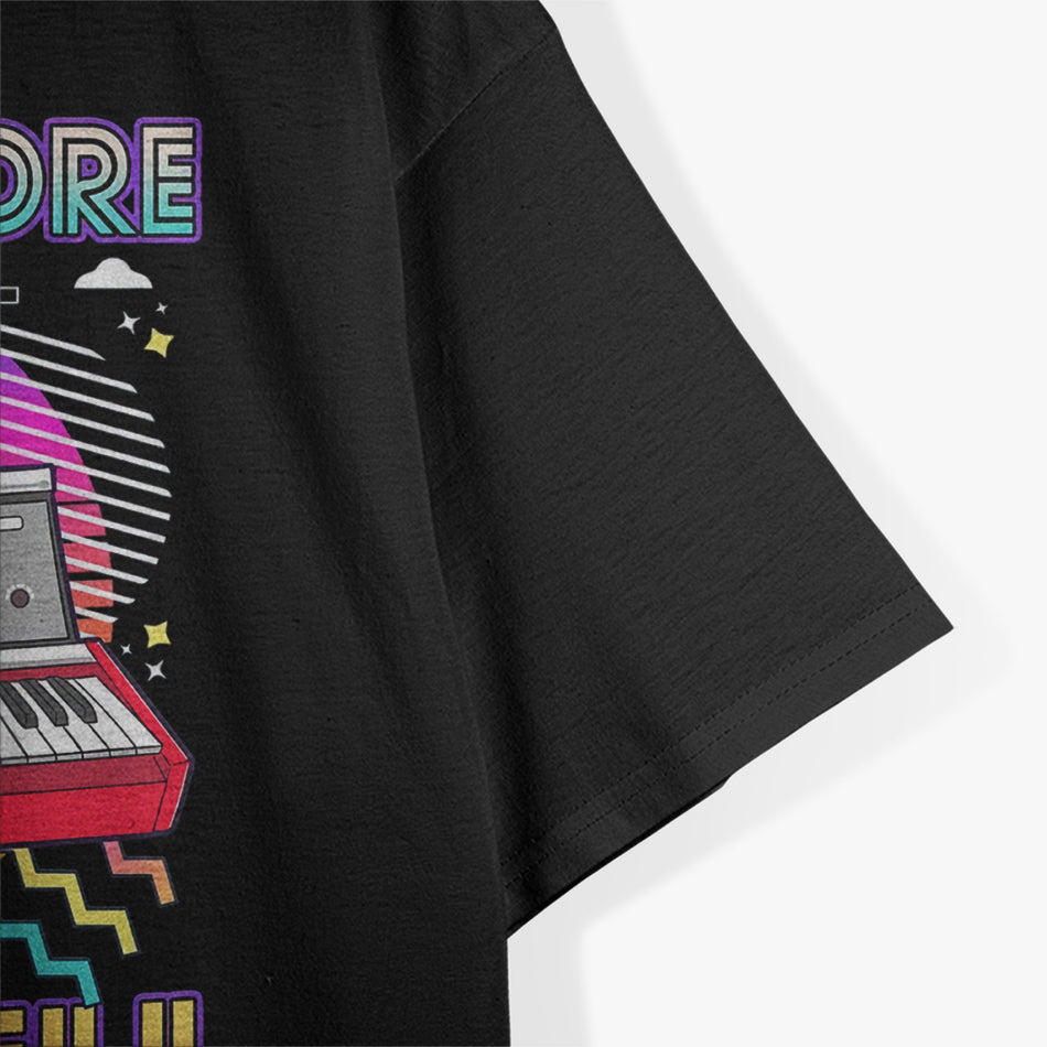 Keyboard Music Synth A Retro Vibe for Music Lovers T-Shirt