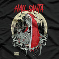 Retro Horror Christmas Santa with a Chilling Twist T-Shirt