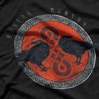Odin's Ravens: Huginn and Muninn - Guardians of Norse Mythology T-Shirt