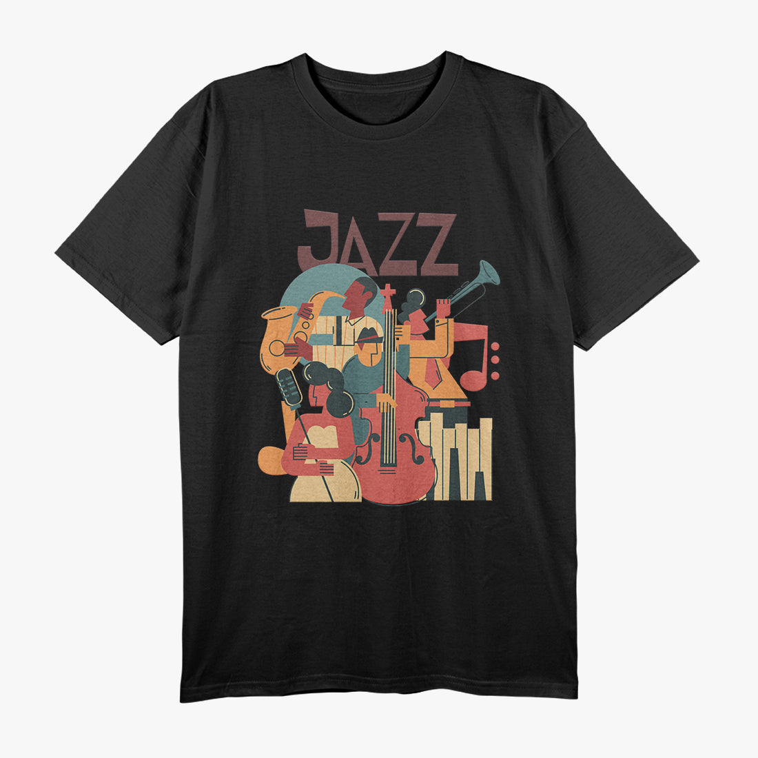 Piano Music Band Musicians and Music Lovers T-Shirt