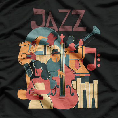 Piano Music Band Musicians and Music Lovers T-Shirt