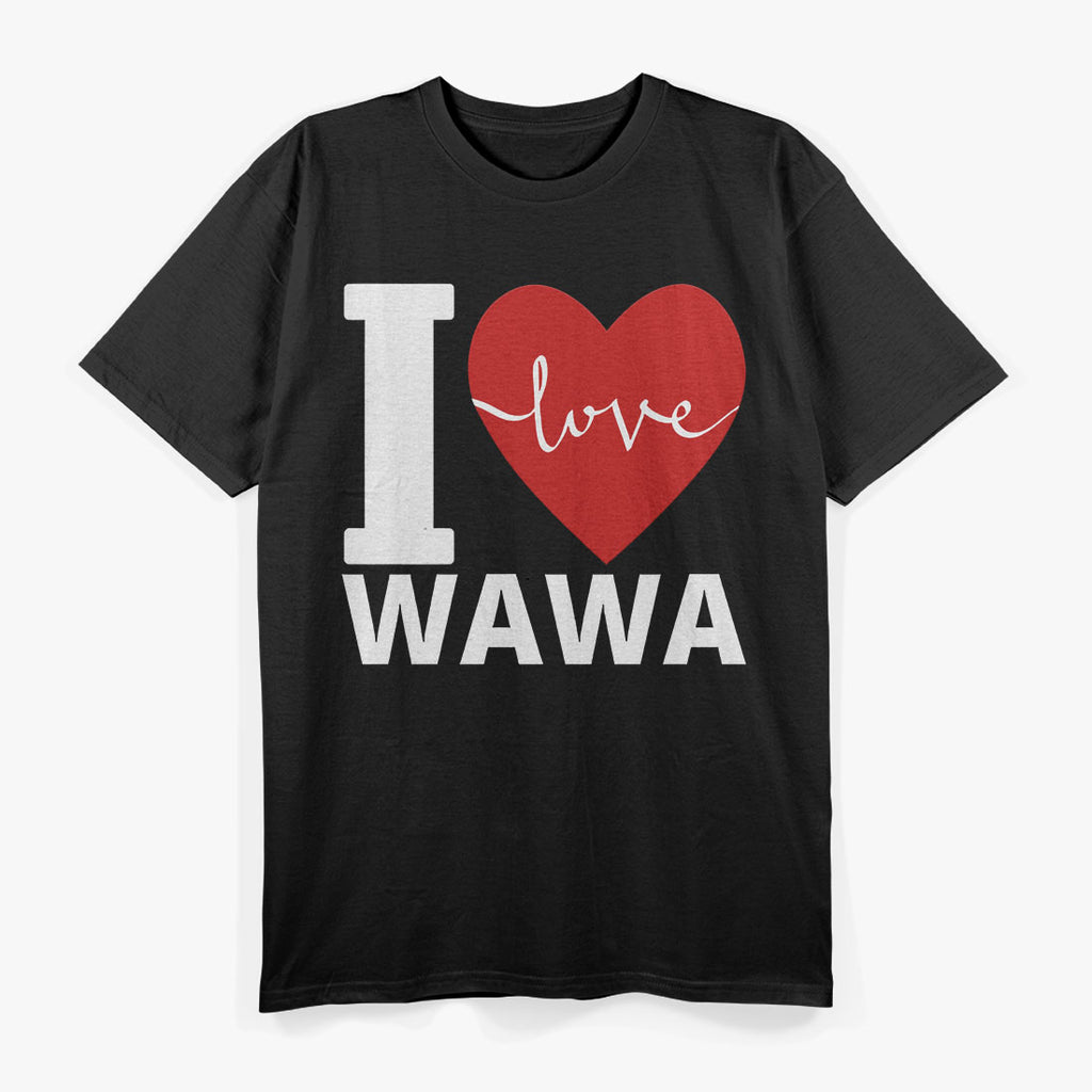 I Heart Wawa Retro T-Shirt