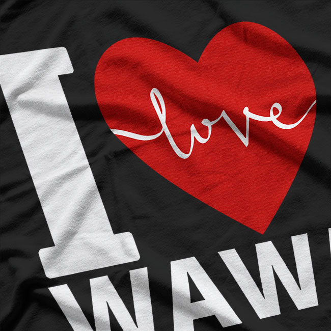 I Heart Wawa Retro T-Shirt