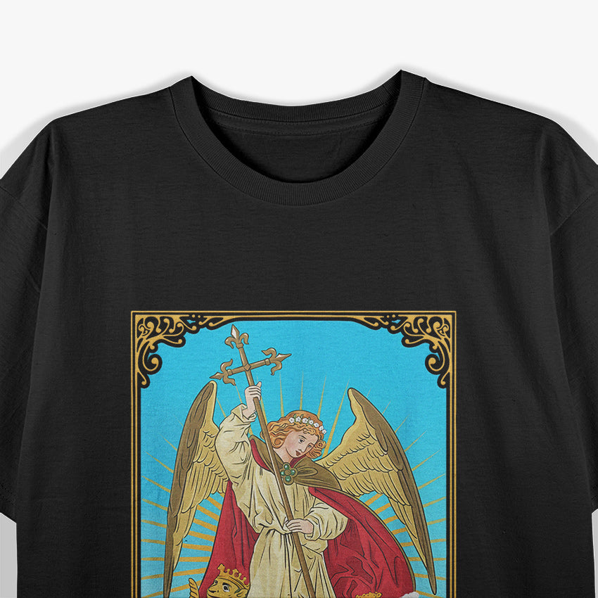 Saint Michael the Archangel Guardian of Souls, Defender of Faith T-Shirt