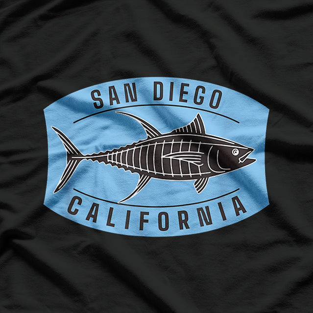 San Diego California Tuna Fishing Adventure T-Shirt