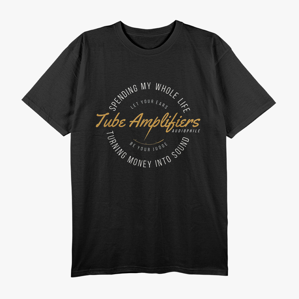 Vintage Retro Analog Audio Vacuum Tube Guitar T-Shirt